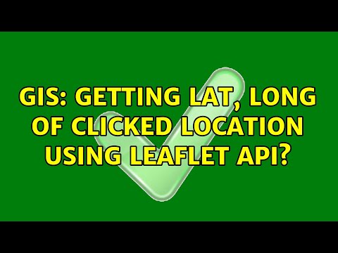 GIS: Getting Lat,