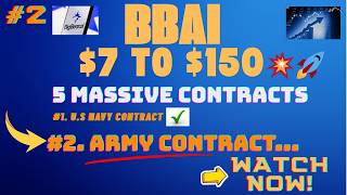BBAI : Landed "$165M ARMY CONTRACT"  | Hidden AI Defense Deal Wall Street Overlooked