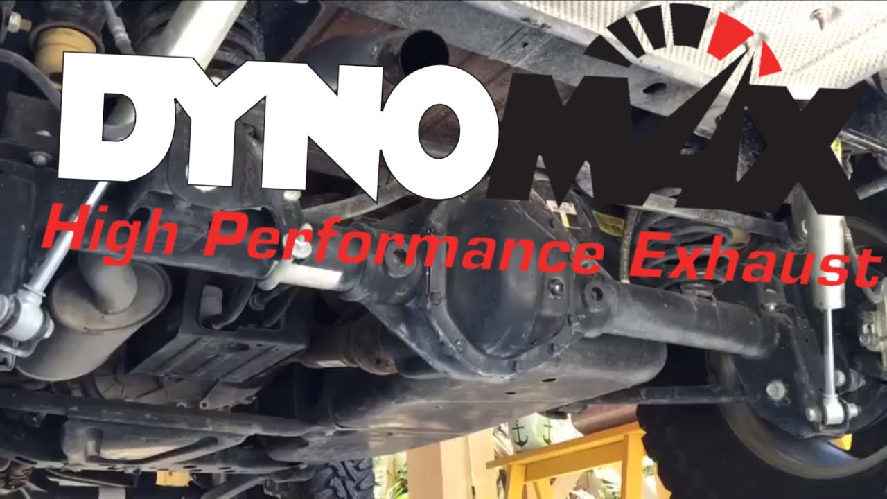 Jeep JK 3.6 Dynomax exhaust comparison YouTube