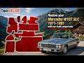 Vidéo: Moquette de coffre pour Mercedes-Benz W107 SLC (C107) 1971-1981