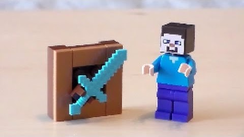Lego Minecraft Item Frame Tutorial