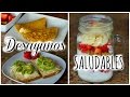 3 IDEAS DE DESAYUNOS SALUDABLES! | RECETAS FÁCILES Y DELICIOSAS!