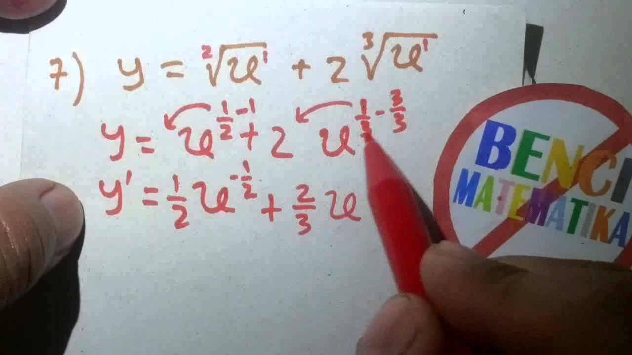 Diferensial Bentuk Akar Soal 4 Youtube