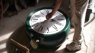 Brown Street Clock Assembly