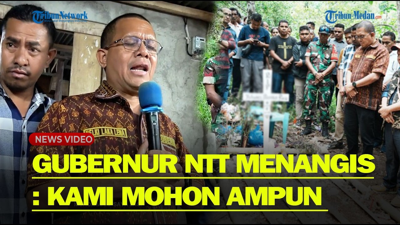 TANGIS GUBERNUR NTT Minta Maaf Langsung ke Orangtua Siswa yang Akhiri Hidup : Salah Kami