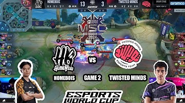 MSC X EWC | TWISTED MINDS VS HOMEBOIS MSC GROUP STAGE BO2 GAME 2 ESPORTS WORLD CUP