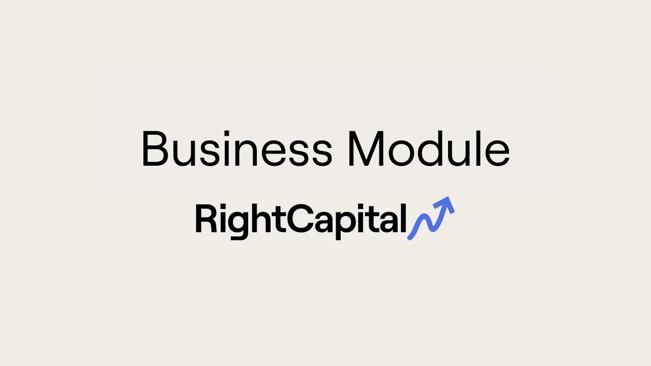 RightCapital's Business Module - Training Video - YouTube