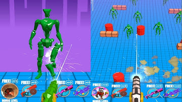 Slice Them All! Slicing Gameplay! very satisfying and relaxing ASMR games