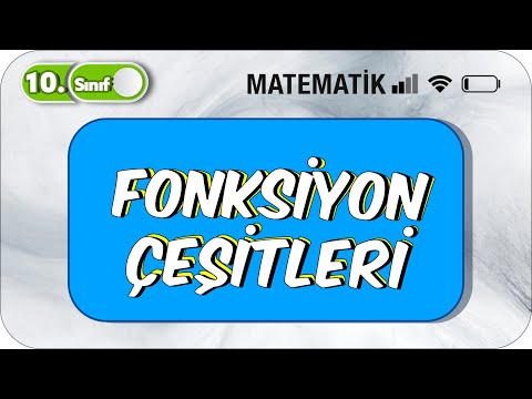 10. Sınıf Matematik Fonksiyon Çeşitleri | Basit Konu Anlatımı #2023