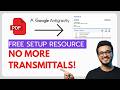 How to Turn PDF Drawing Sets into Transmittals Automatically (Google Antigravity, FREE Setup)