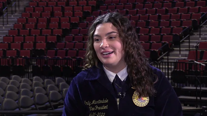 NE State FFA Vice President, Emily Martindale  - 9...