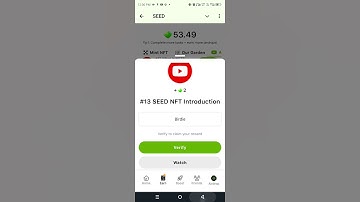 SEED Verify Code | #13 SEED NFT Introduction | SEED