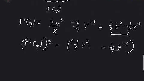 Problems 11- 8.1 (Arc Length)