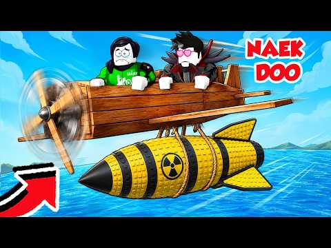 KITA RAKIT PESAWAT UNTUK BAWA BARANG KOPLAK DI ROBLOX!!!