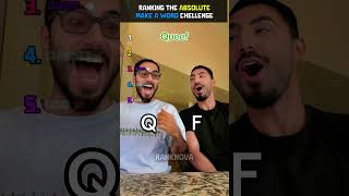 Ranking The Best Make A Word Challenge moments 😂 #shorts #makeawordchallenge