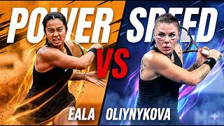 Eala vs Oliynykova: UNSTOPPABLE Power Meets BLISTERING Speed! #sports  #tennislive #ealaupdate