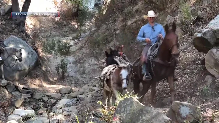 Crews restoring Montecito's San Ysidro trail, nearly three years after mudslide damage