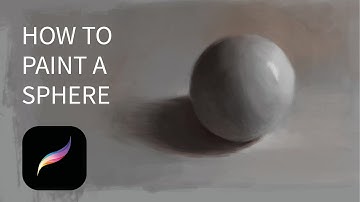 Een bol schilderen met diepte en realisme: Procreate-tutorial voor beginners