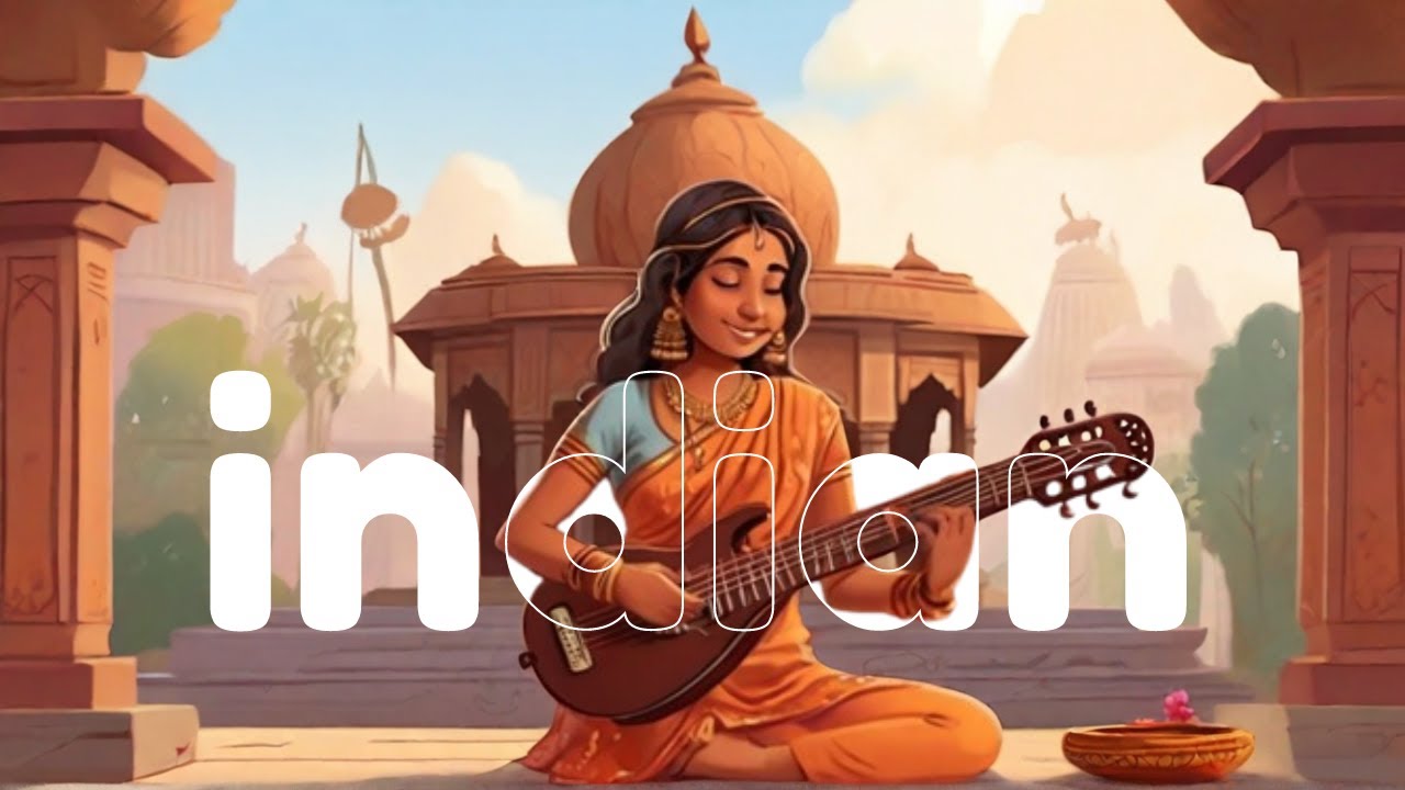 Indian Temple Devotional Music with tabla flute Indian Instrumental