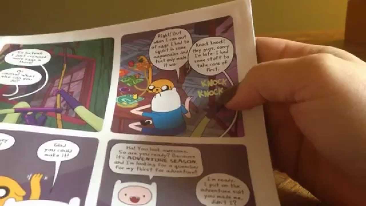 ASMR Adventure Time Comic Book *Soft Spoken* - YouTube