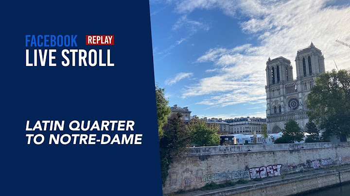 Parisian stroll: From the Latin Quarter to Notre-Dame (replay)