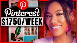 Make $1750  Per WEEK With Pinterest Affiliate Marketing (Beginners Guide)