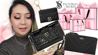VlogmasDay8 New Victoria Secret 2020 Haul Part 2 Black Bags Wallet What fits