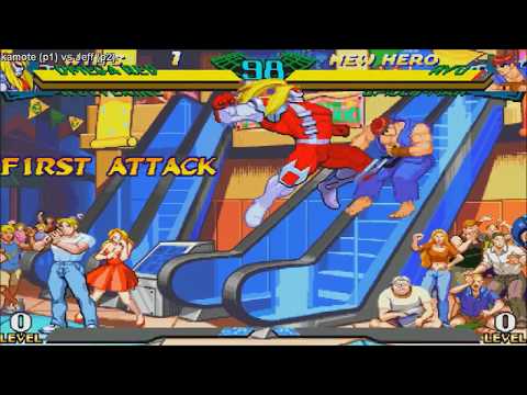 [HD] - Fightcade - Marvel Super Heroes Vs Street Fighter - Kamote(PHIL) Vs Jeff(USA)