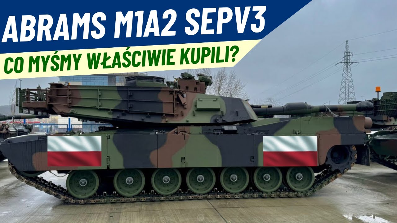 Perła w polskiej koronie pancernej: czołg Abrams M1A2 SEPv3!