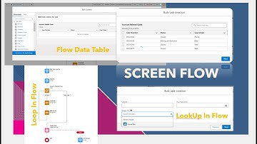 Salesforce Screen Flow With Data Table LookUpfield #t  #screenflow #recordtriggerflow #sfdx