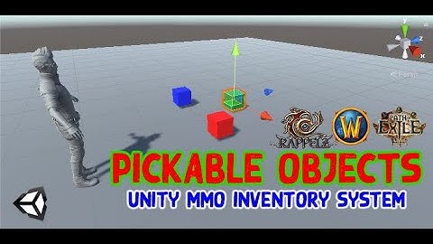 Unity 3D Tutorial : Creating Pickable objects and Store them Into Inventory MMORPG Object