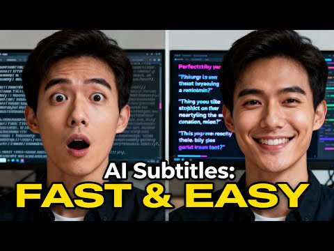 How to Auto-Generate Subtitles & Animated Captions Using AI (Step-by-Step)