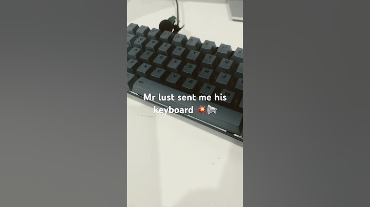 Mr lust’s keyboard is so loud 💥📢