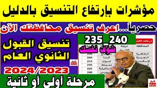 رسميا...تنسيق القبول بالثانوي العام جميع المحافظات 2023 لطلاب الشهادة الإعدادية