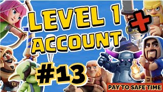 LV1 ACCOUNT in CLASH QUEST | ISLAND 13 - ALMOST ALL STARS FIRST TRY