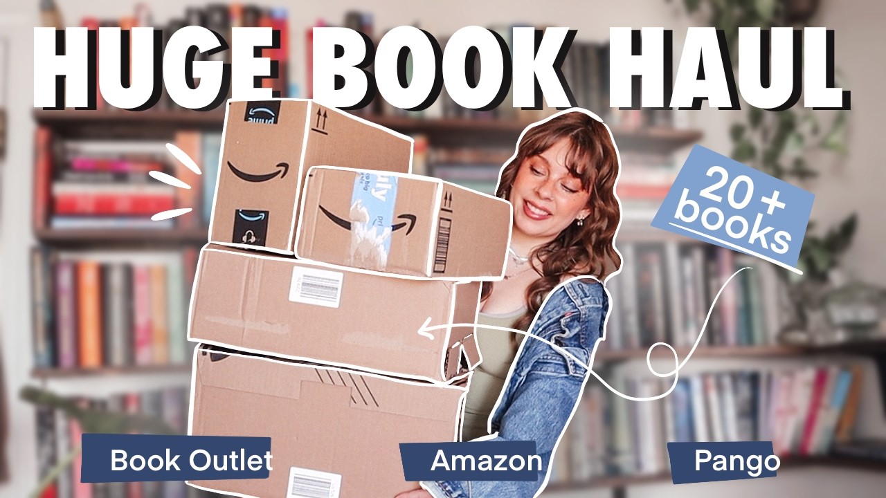 HUGE Book Haul 💸✨ 20+ books | Book Outlet SALE, Pango + Amazon
