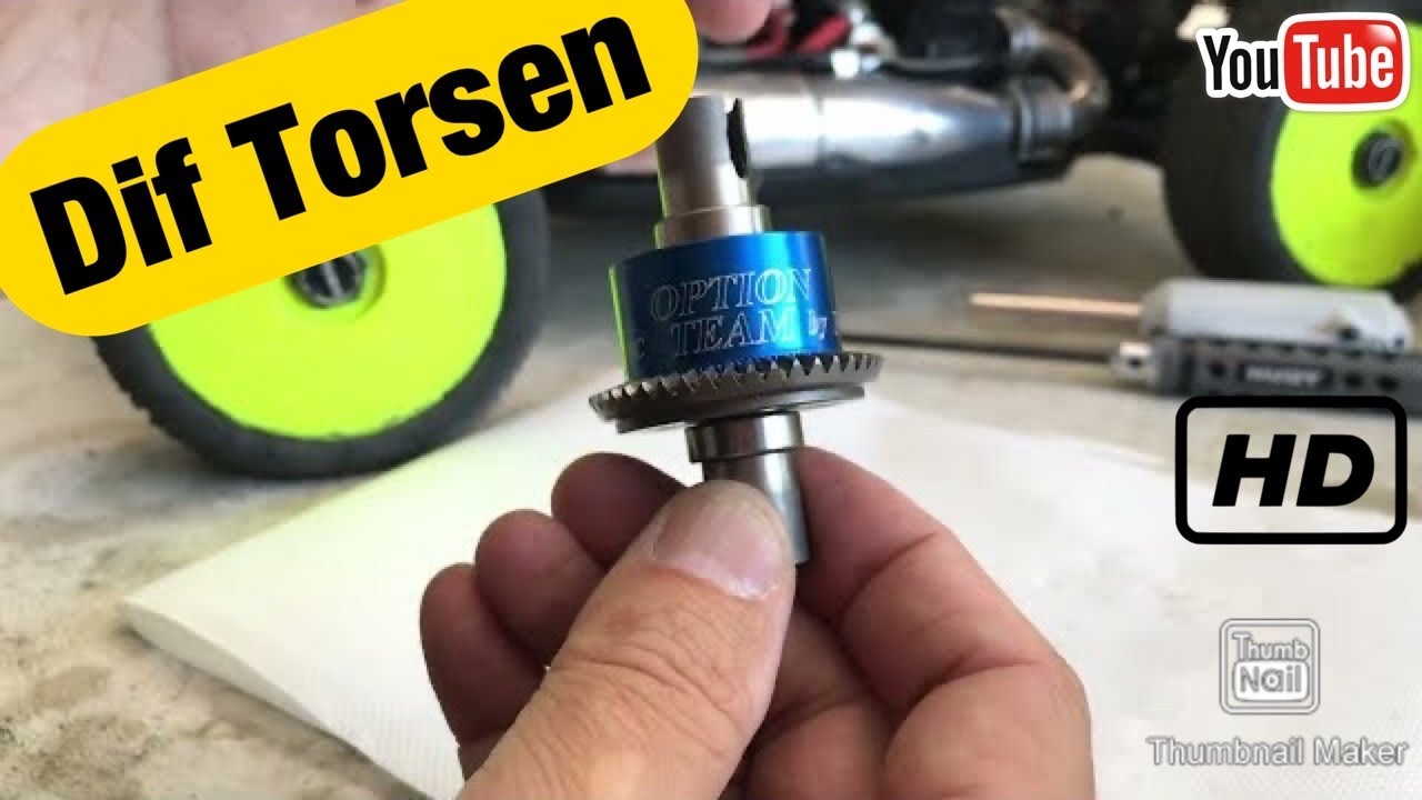 Différentiel RC Vintage TORSEN OPTION TEAM by FIORONI pour KYOSHO MP