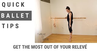 Quick Ballet Tips: Don't do this in your relevé by The Whole Pointe 1,083 views 2 years ago 4 minutes, 19 seconds