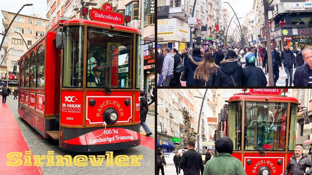 Şirinevler Meydan Istanbul Turkey 2024 | Bahçelievler Istanbul | Walking Tour | 4K HDR