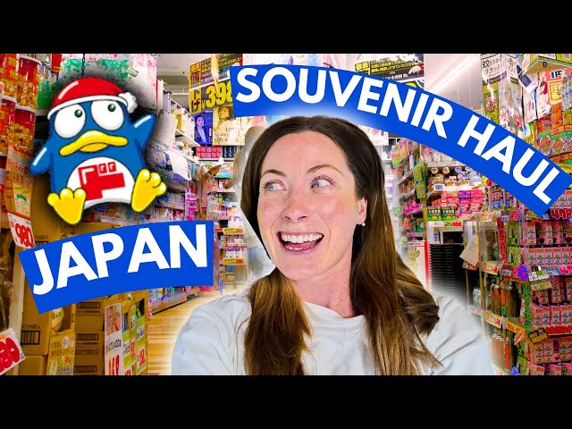 HUGE JAPAN SOUVENIR HAUL! From 🇯🇵 to 🇺🇸…. Everything I packed to take to the USA from Japan!! class=