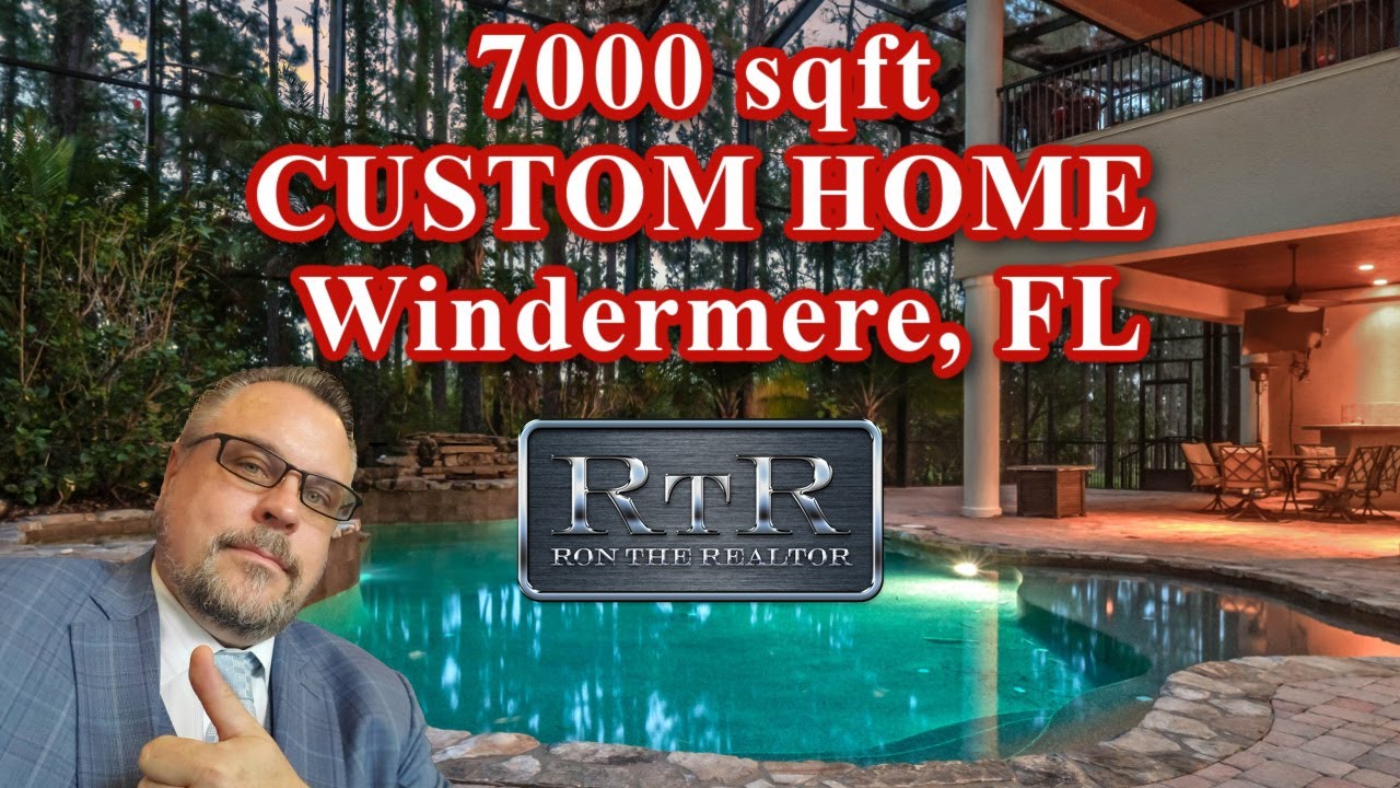 7000 Sqft Home in Windermere with World Class Pool (A Must SEE)