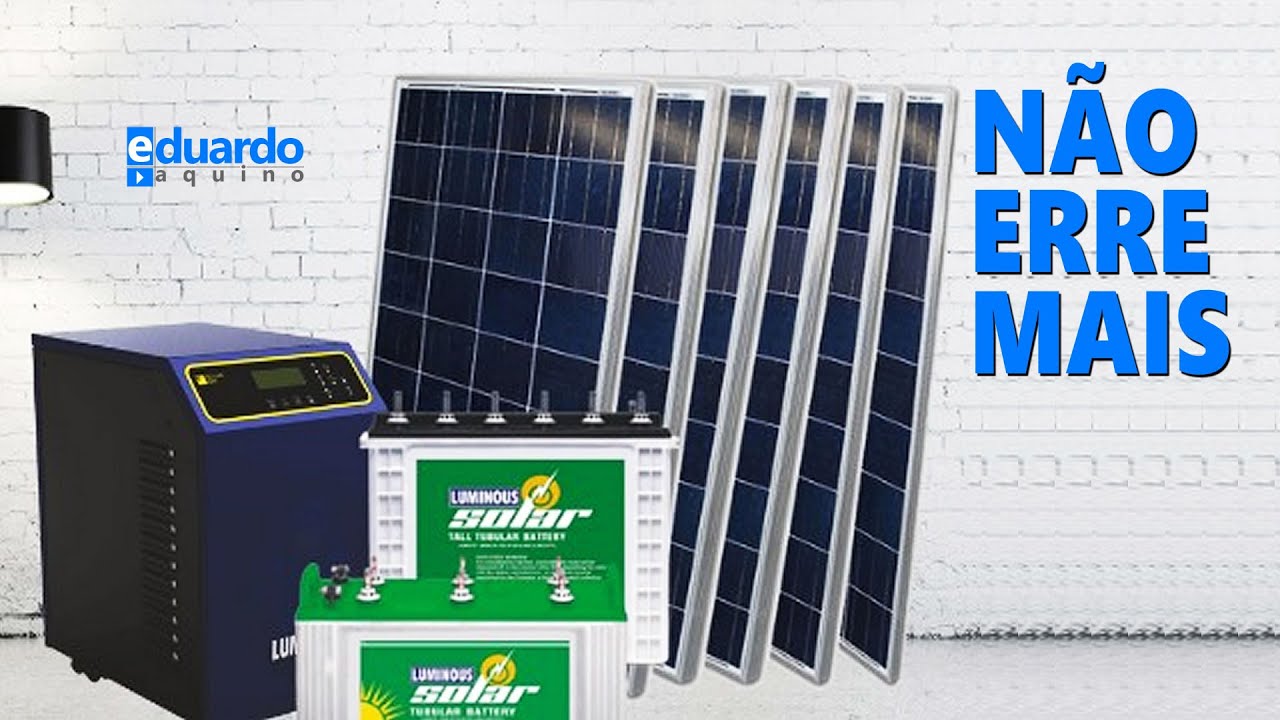 Quantas PLACAS SOLARES Pode Ligar no INVERSOR OFFGRID? - YouTube