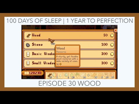 Single Year Perfection Episode 30: Wood | Stardew Valley Playthrough