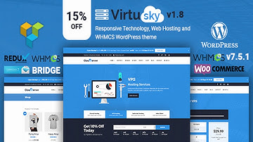 VirtuSky | Responsive Web Hosting and WHMCS WordPress Theme | Themeforest Website Templates and