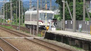 富山地方鉄道14760形14722編成 普通電鉄富山行き あいの風とやま鉄道東滑川駅付近通過