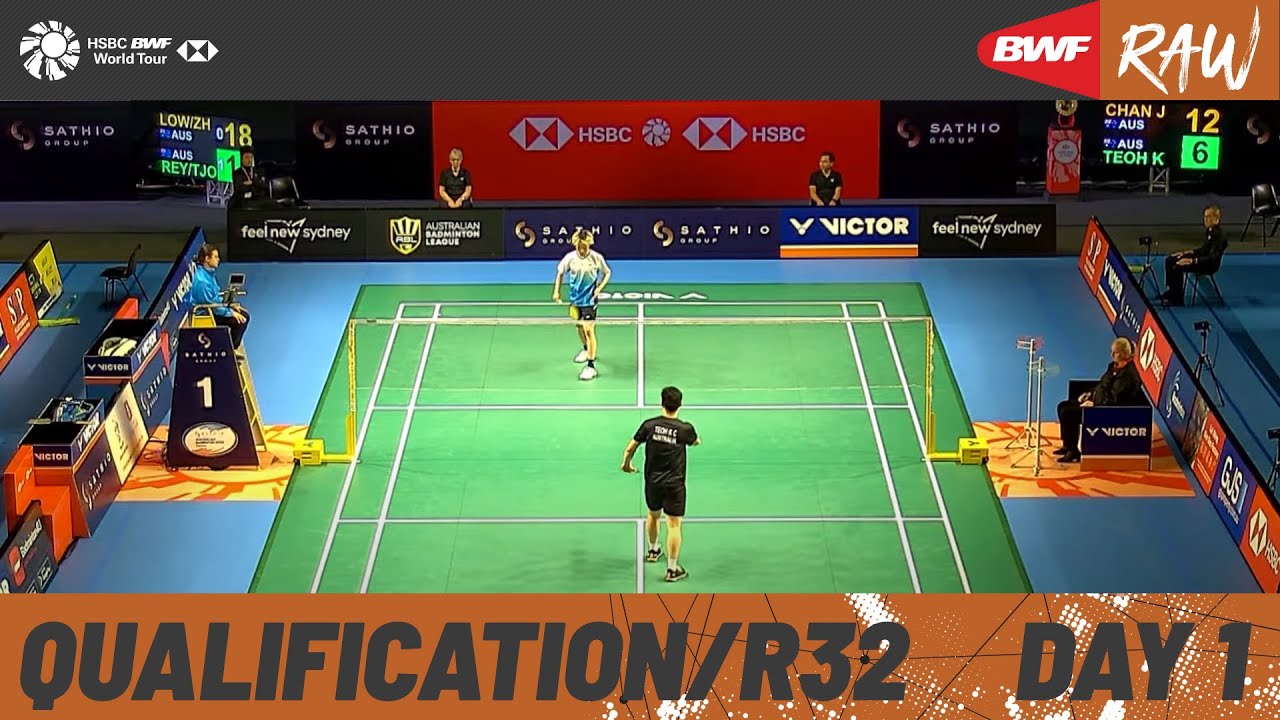 live streaming badminton court 1