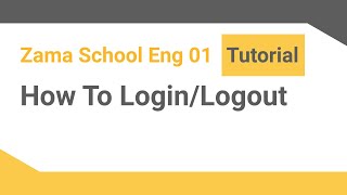 How to login and logout: |School Management Software| |ENG Version| screenshot 1