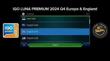 IGO LUNA GPS navigation for Android. Europe & UK. 