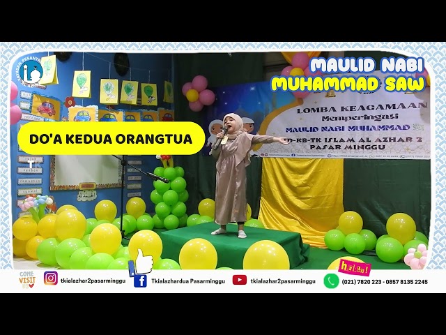 Maulid Nabi 1446 TD-KB-TK Islam Al Azhar 2 Pasar Minggu
