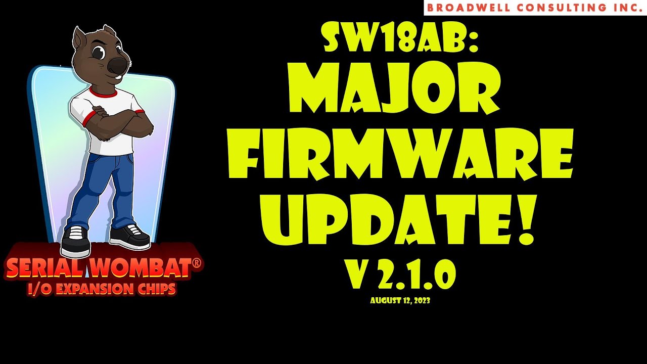New serial wombat firmware v2 1 0 for sw18ab vga ps2 pid command